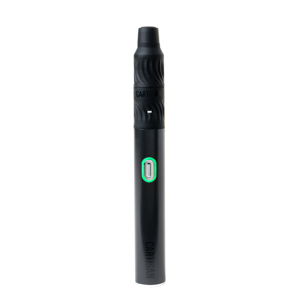Cartisan Flex vaporizer temperature and voltage setting indicator lights