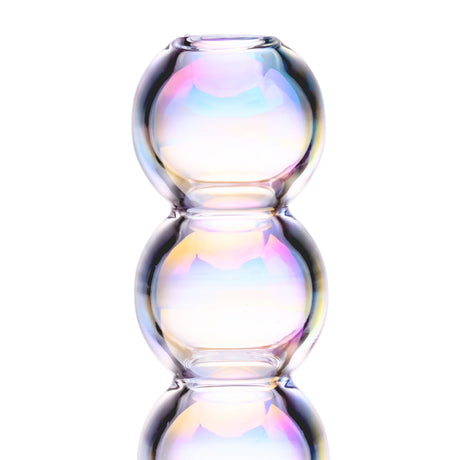 Handmade borosilicate glass Bubble Pivot Top by BigFun