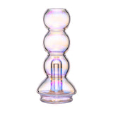 BigFun! Bubble Peak Top glass attachment with electroplated iridescent finish
