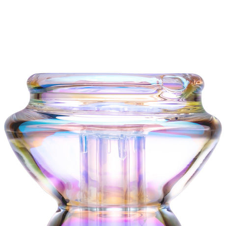 BigFun! Bubble Peak Top electroplated glass attachment, angled view