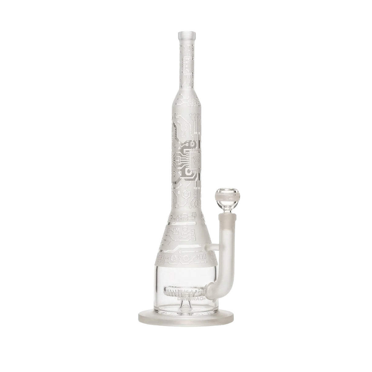 Milkyway Circuitboard I/O Glass Water Pipe, a 16 inch 9mm thick glass bong with 14mm joint