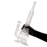 Milkyway Circuitboard I/O Glass Water Pipe, a 16 inch 9mm thick glass bong with 14mm joint