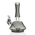 GRAV Oracle water pipe with curved smoke-tinted borosilicate glass body