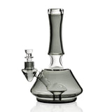 GRAV Oracle water pipe with curved smoke-tinted borosilicate glass body