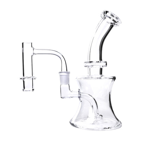 Human Grade Tall Cylinder banger 14mm joint close-up