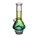 Handmade borosilicate glass Pivot top with tricolor body gradient
