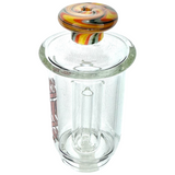 AFM 6" Puffco Peak Reversal Glass Attachment with Color Swirl Top