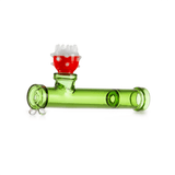 Hemper Gaming Flower Piranha hand pipe with left carb hole
