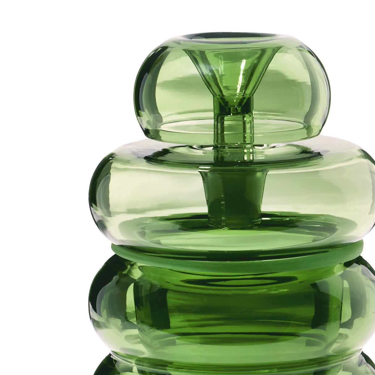 NWTN Home Bolla borosilicate glass gravity bong with bubble-inspired Memphis design