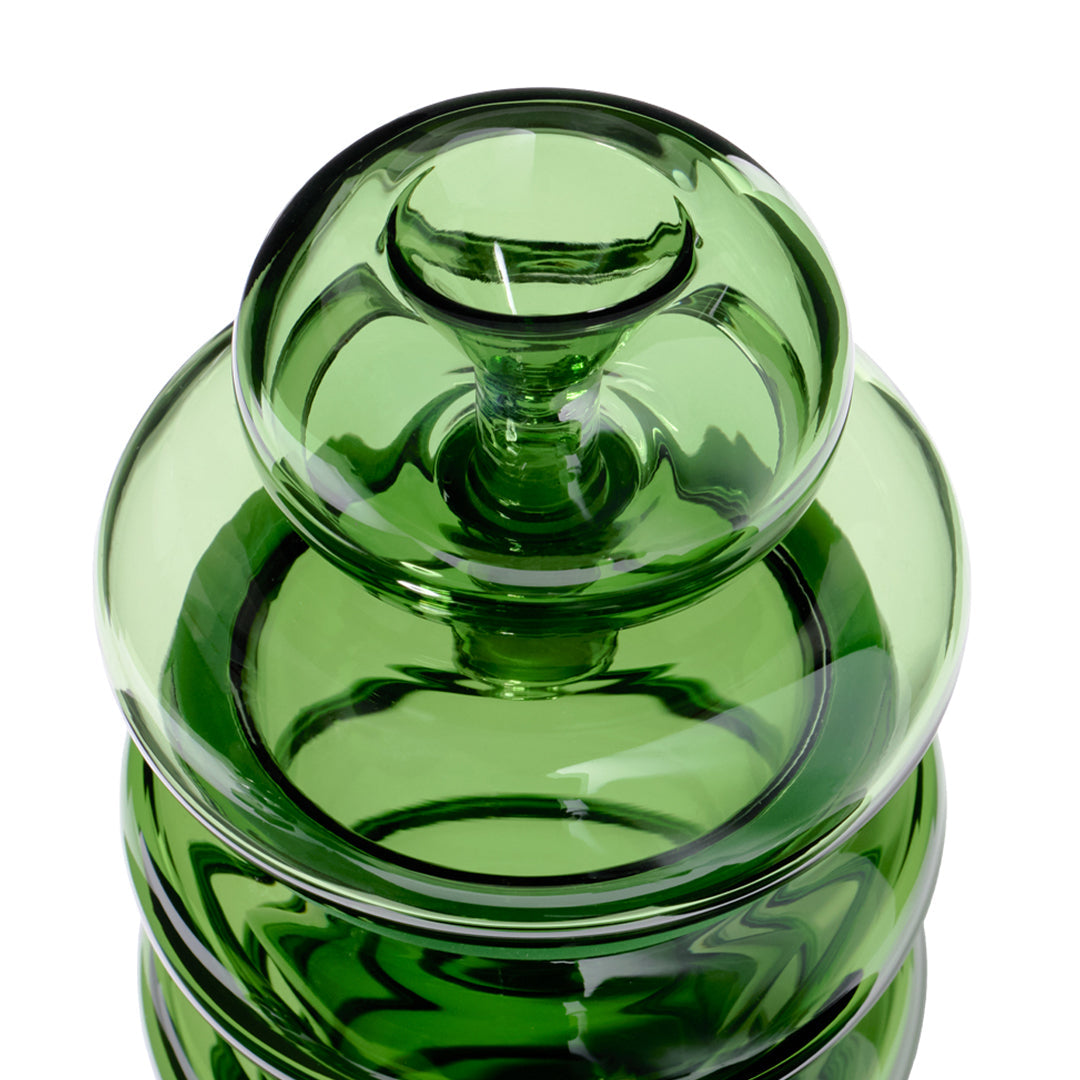 NWTN Home Bolla borosilicate glass gravity bong with bubble-inspired Memphis design
