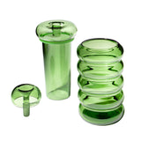 NWTN Home Bolla borosilicate glass gravity bong with bubble-inspired Memphis design