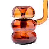 NWTN Home Bolla Bubbler, a 14mm borosilicate glass bubbler with a rounded Memphis-inspired design