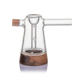 MJ Arsenal Alpine Mesa Glass Bubbler, compact 4.5 x 4 inch borosilicate water pipe