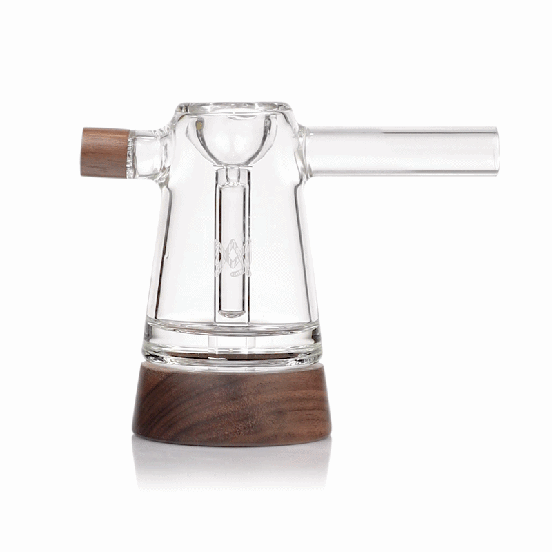 MJ Arsenal Alpine Mesa Glass Bubbler, presentation packaging for the Mesa Bubbler