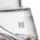 MJ Arsenal Alpine Lookout borosilicate glass water pipe with black walnut wood accents and 14mm bowl