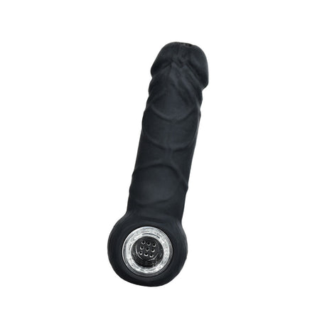 5.25" Silicone Hand Pipe in Penis Design, Durable & Portable, Assorted Colors, Top View