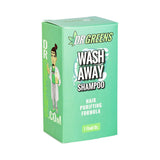 Dr. Greens Wash Away Shampoo 1oz box front view for hair detox and cleanse