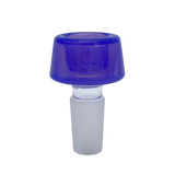 MAV Glass 7 Hole Pro Bowl 14mm in Cobalt Blue - Front View on White Background
