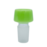 MAV Glass 7 Hole Pro Bowl (19mm) in Green - Front View on Seamless White Background