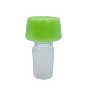 MAV Glass 7 Hole Pro Bowl (19mm) in Green - Front View on Seamless White Background