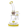 Green Flower 7.5" Candy Colored Mini Percolator Dab Rig
