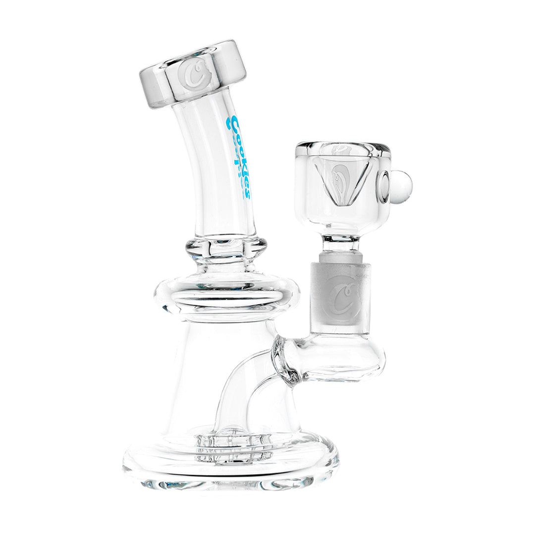 Cookies Bayside Series Borosilicate Glass Bong with 14mm Female Joint and Colored Logo