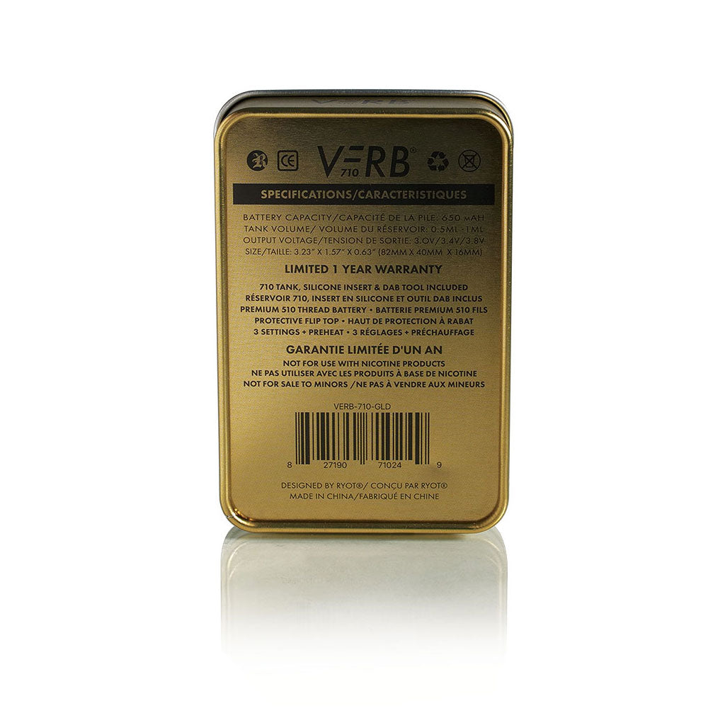 RYOT Verb 710 Flip Threaded Battery Concentrate Vaporizer