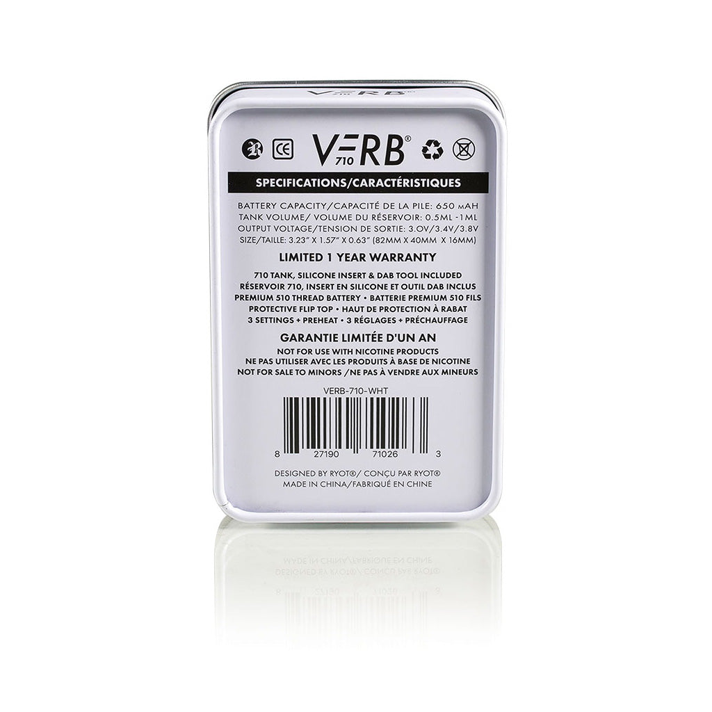 RYOT Verb 710 Flip Threaded Battery Concentrate Vaporizer