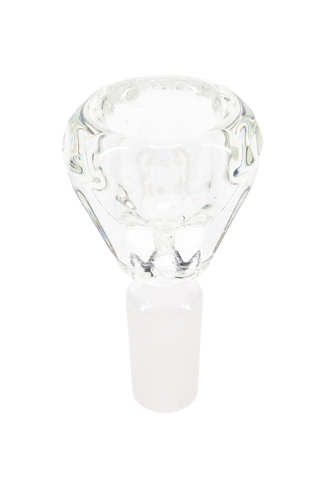 Diamond-Cut Colored Glass Bowl “Gem Cut” – 14.5 mm Male