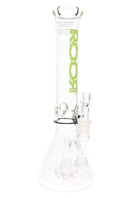 ROOR Tech 14″ Clear Beaker Bong with Showerhead Perc – 5 mm Thick