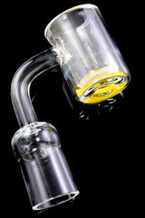 Quartz 14.5 mm Male 90° Thermochromic Banger – Domeless