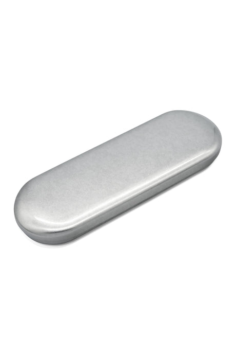 Rupert's Drop titanium dabber set in a sleek case, top view on white background, ideal for travel