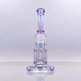 7.8" Swiss Splash Guard Dab Rig with Showerhead Percolator by The Stash Shack, front view