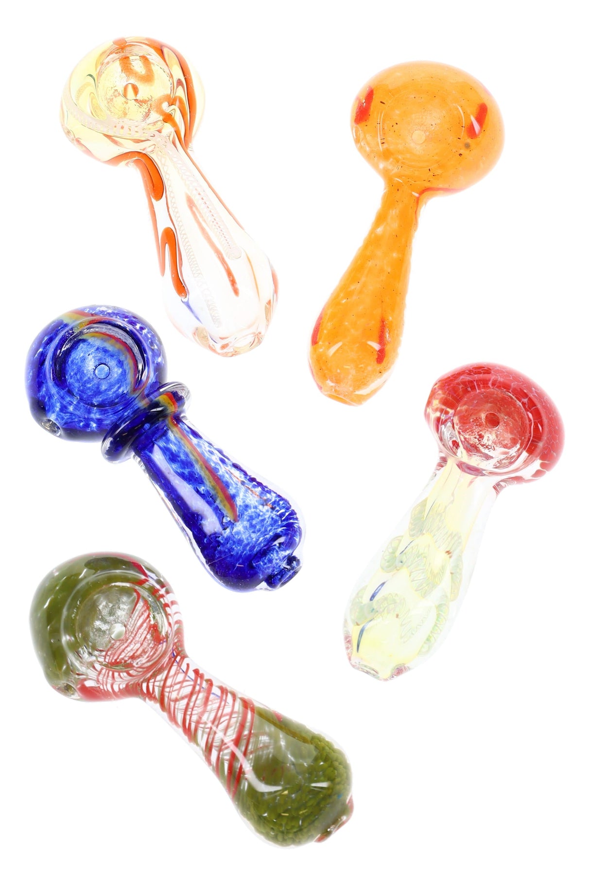 Colorful Glass Pipe - 3.5" - Assorted Colors
