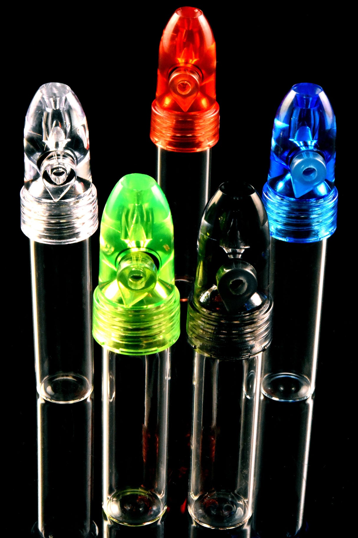 Snuff Bullet Vial 51-82 mm - Assorted Colors