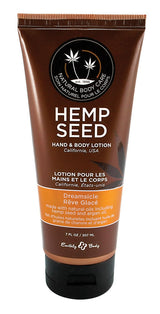 Earthly Body Hemp Seed Hand & Body Lotion 7oz, Dreamsicle Scent, Front View