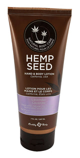 Earthly Body Hemp Seed Hand & Body Lotion 7oz with Lavender - Front View