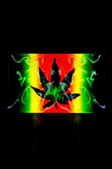 Large Art Glass Rolling Tray – 10" x 6"