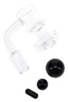 Quartz 14.5 mm Male Terp Slurper Banger – 2 mm Thick