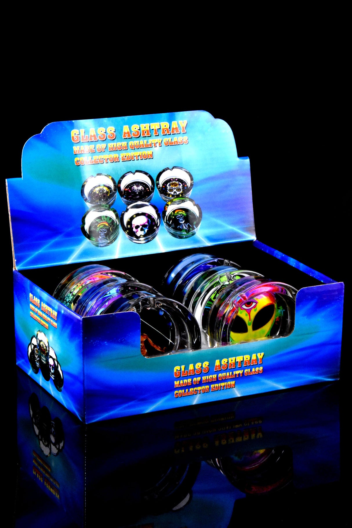 3.25″ Tempered Glass Ashtray – Pop Designs