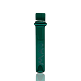 MAV Glass 4" One Hitter Hand Pipe in Colored Glass, Front View on Seamless White Background