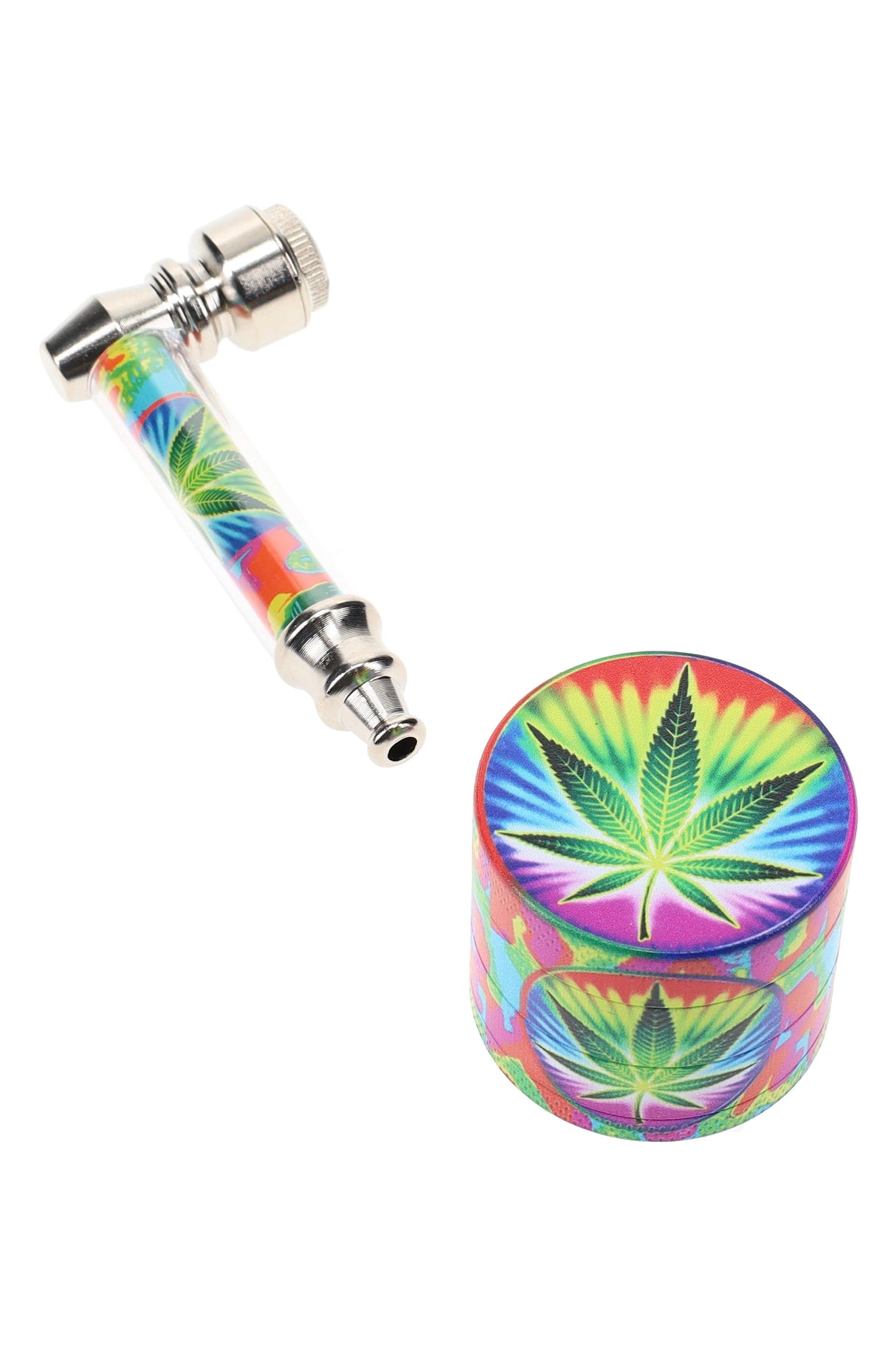 Metal Pipe & 4-Part Metal Grinder Gift Set – 1½″