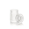Jane West Twenties Collection Clear borosilicate glass jar with silicone-sealed lid