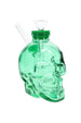 4″ Colored Skull Glass Bong