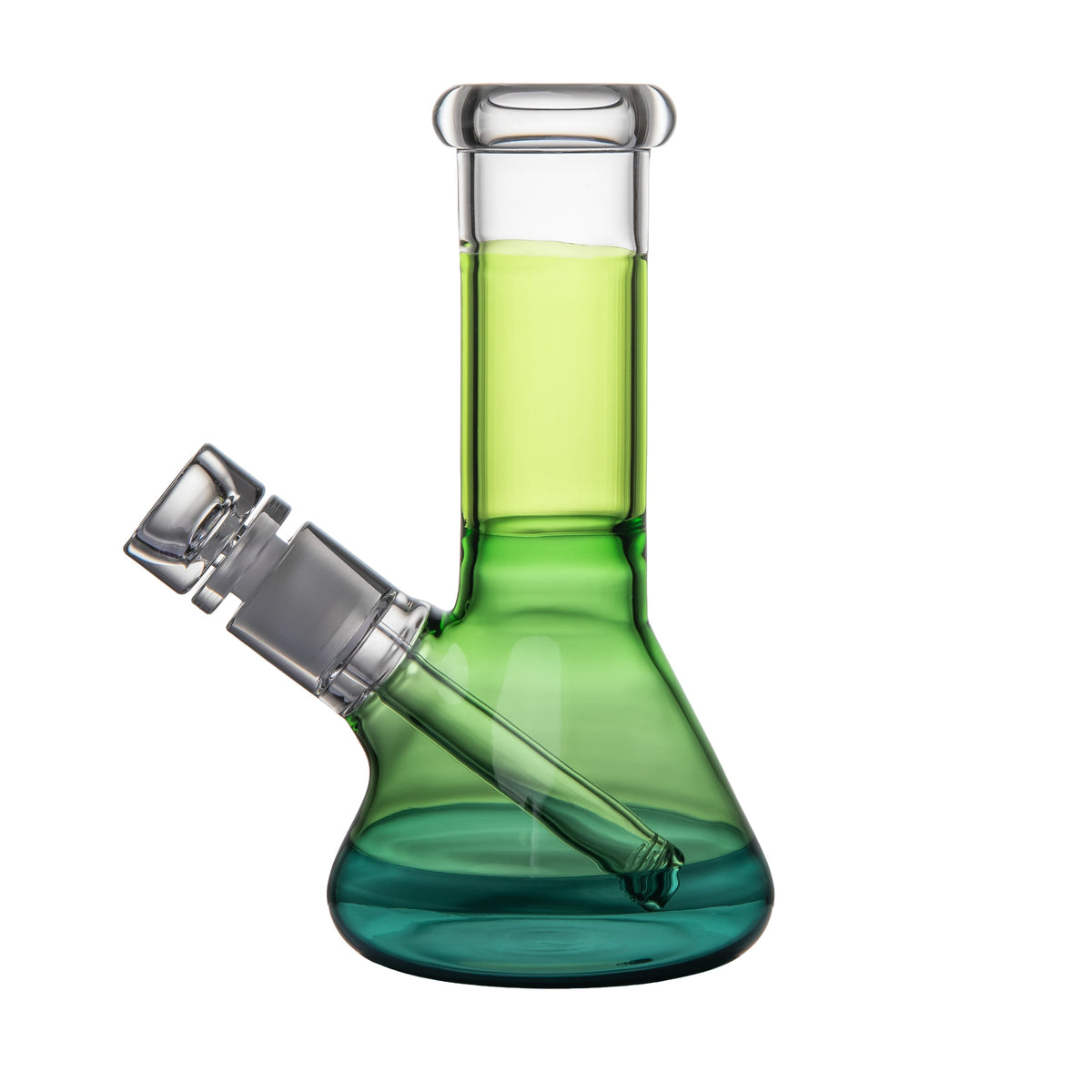 BigFun Tricolor Bong showing 14mm joint and downstem