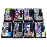 Assorted Smokezilla Rechargeable USB Cigarette Cases with colorful novelty designs, 250mAh battery