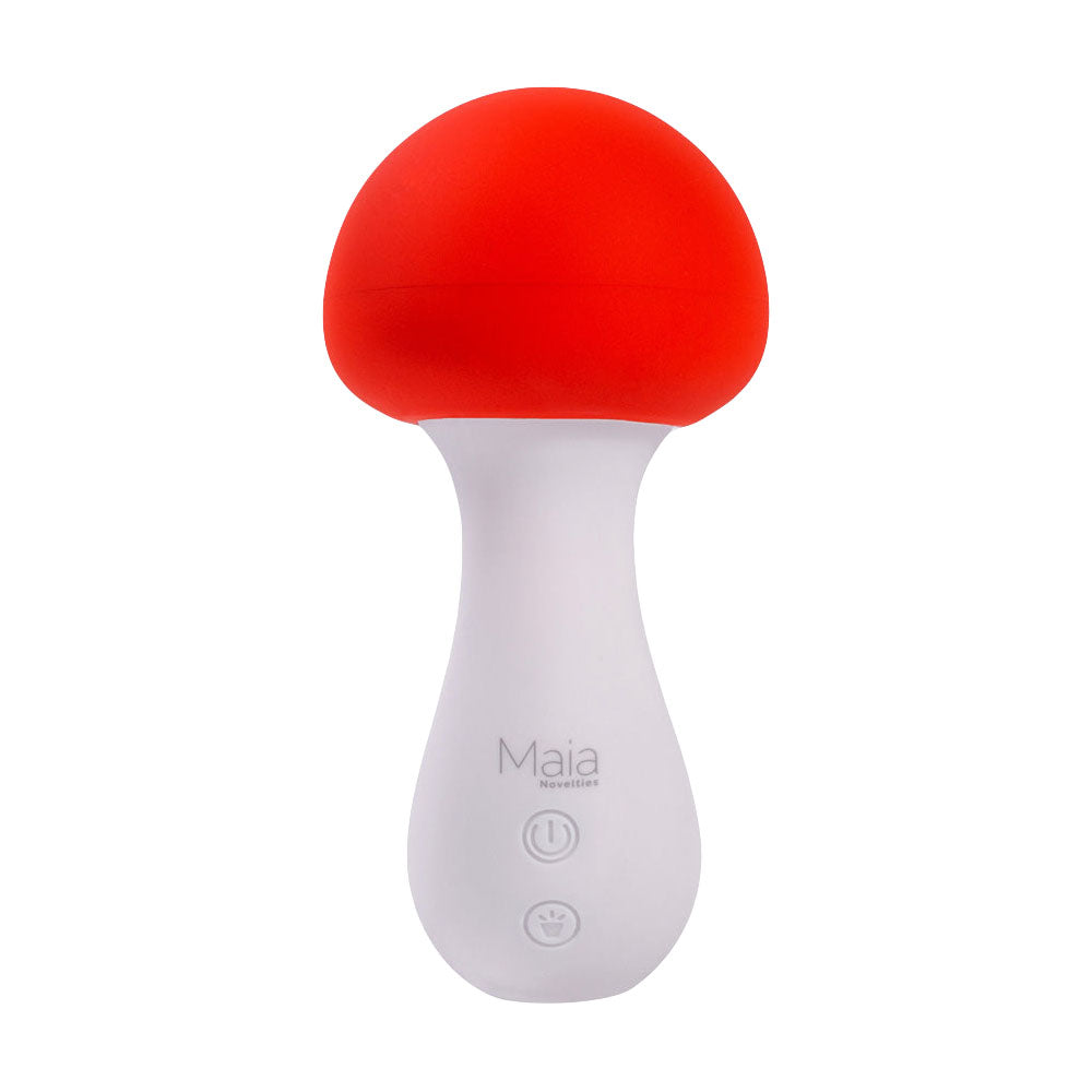 Maia Novelties Trippy Toy Personal Massager in Red, Front View on White Background