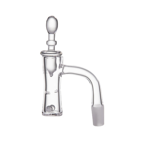 MJ Arsenal Hourglass Banger shown with spinner carb cap and terp pearls