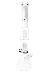 ROOR Tech 17″ Beaker Bong with Double Tree Percs – 5mm Glass