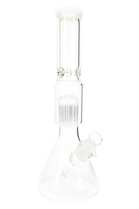 Glass Beaker Bong “Jelly Dome” – Tree Perc – 15″